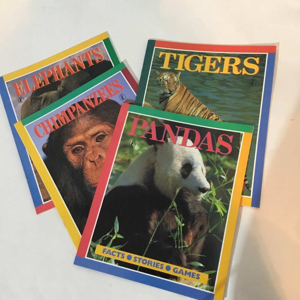 Puffin Books 🆕 Fun books of photos, facts & activities of 4 favorite animals